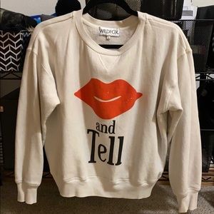 Wildfox Kiss & Tell Sweatshirt